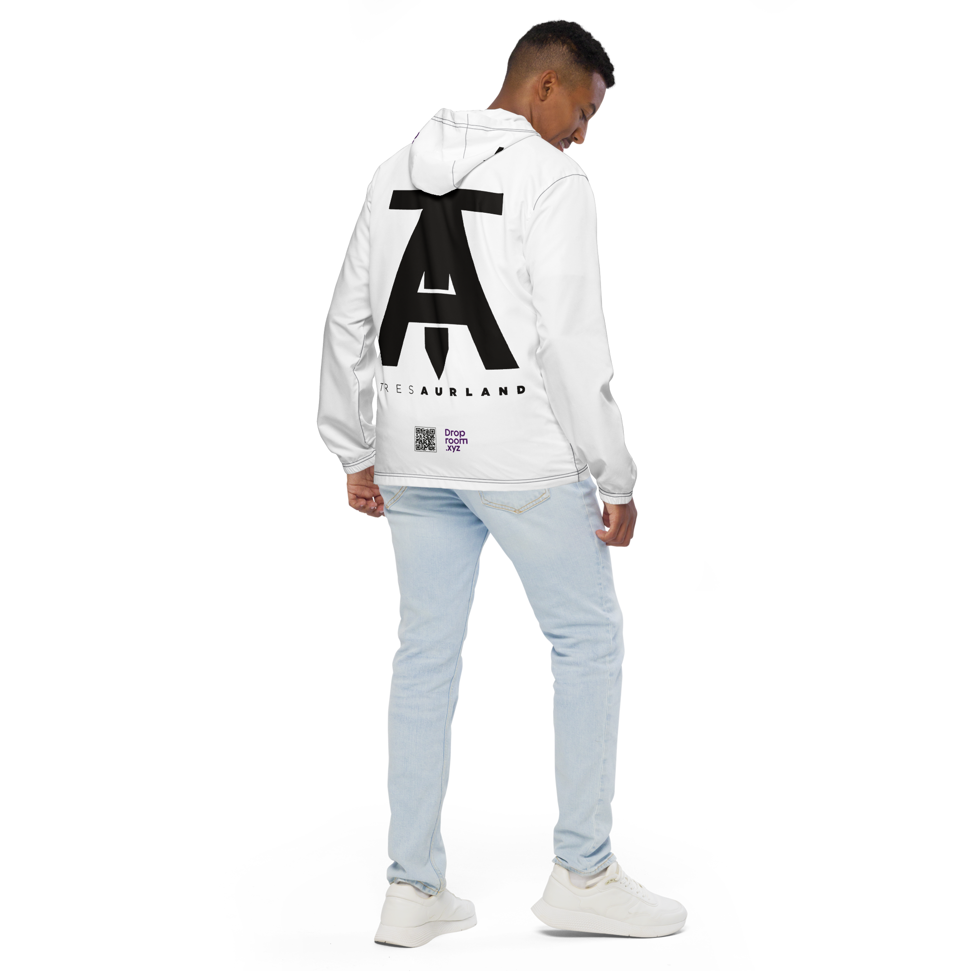 Tres Aurland - Men’s Windbreaker (WHITE)
